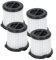 Filtri HEPA di ricambio WA6077 per aspirapolvere Worx Compact portatile, confezione da 2/4 (confezione da 4)