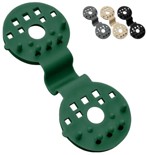 Linxor - Lot de 50 Clips de Fixation pour Brise Vue, bâche ou Toile d'ombrage - Plusieurs Coloris