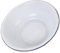 BIUDECO Vintage Enamel Basin Retro Enamelware Mixing Bowl for Kitchen Old Fashioned Wash Basin for Vegetables High Temperature Resistant Serving Tray Easy to Clean Enamel Surface