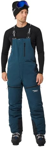 Swedemount Herren St. Anton Bib Pants, Wind- und wasserdichte Skihose mit Hosenträgern,Wassersäule von 8.000 mm und Einer Atmungsaktivität von 3.000 mm/m²/24h, perfekt für die Skipiste