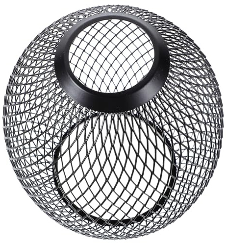 DEARMAMY Eisen draht Lampenschirm Hohlraum Metall Lampenabdeckung Retro Industrial Stil für Pendelleuchte Esszimmer Wohnzimmer