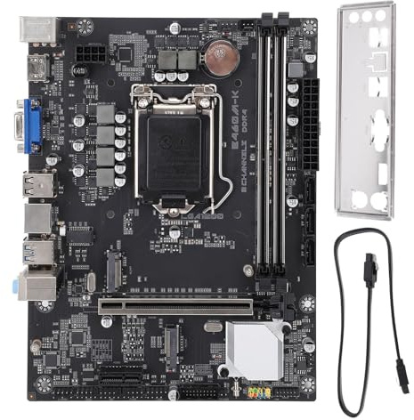 Plyisty Computer-Motherboard, DDR4 LGA1200 ATX-Gaming-Motherboard mit M 2 NVMe SSD-Steckplatz und High-Definition-Multimedia-Schnittstelle, für -Prozessoren der 10. Generation