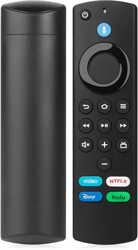 Voice Remote Replacement Control Compatible with All FireSeries, for Stick 4K Max/4K (1st/2nd Gen) & All Fire-TCL TVs Cube, TVs Stick (2nd/3rd Gen)/Lite/QLED, and Insignia Pioneer HD Omni Series