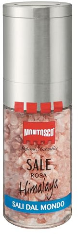 Sale Rosa dell'Himalaya Montosco con Macinino in Alluminio 90 g, 1 item