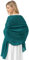 bridesmay Damen Halstuch Sommer Schal Festliche Stola für Abendkleid Hochzeit Chiffon Silk Scarf Grün Dark Green S