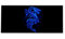 Silent Monsters Tapis de Souris XXL 90 x 40 cm, Mouse Pad Grand, Motif Dragon Bleu, Tapis de Souris en Tissu, antidérapant, Silencieux, Le Jeu vidéo, Bureau, Home Office, Lavable, Enroulable, Cousu