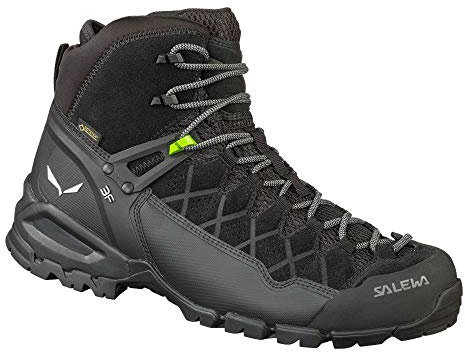 SALEWA, Alp Trainer Mid Gore-Tex Herrenwanderstiefel, Schwarz, 45