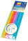 Ursus 7430000 - Laternen Bastelset, Regenbogen Streifen, ca. 20 x 15,3 cm, aus Transparentpapier, Set zum Erstellen von selbstgebastelten Laternen, ideal geeignet für den Laternenlauf
