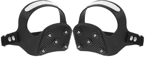 LIOOBO Eisstollen Schneeschuh Schuhspikes Schuhkrallen Klampen Schnee Spikes Steigeisen Eiskrallen Anti Rutsch zum Joggen