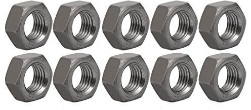 10pcs filettatura M16 passo 2,0mm filettatura metrica in acciaio al carbonio dado esagonale sinistro