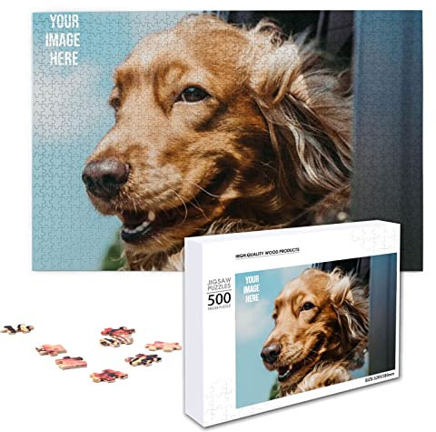 500 Pieces Custom Puzzle,ATOOZ Personalized Puzzle for Adults Custom Puzzles from Photos Halloween,Family,Holidays,Wedding Gift