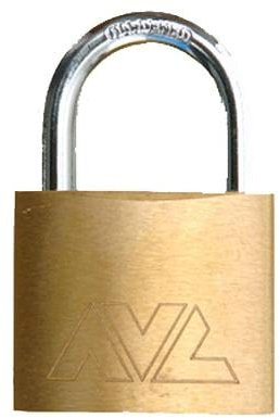 Avl candado laton arco normal 20 mm c20