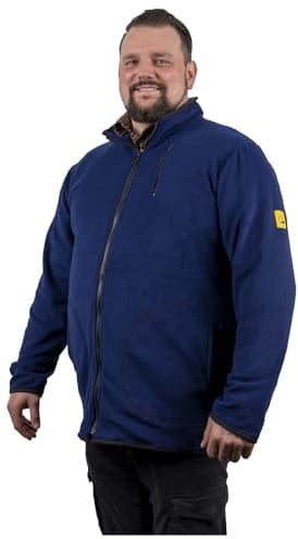 WETEC ESD-Fleecejacke, L, blau (Jacke Fleece Polyester Zipper)