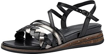 Tamaris Femme 1-1-28250-20 Sandale, Noir Comb, 40 EU