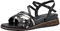 Tamaris Femme 1-1-28250-20 Sandale, Noir Comb, 40 EU