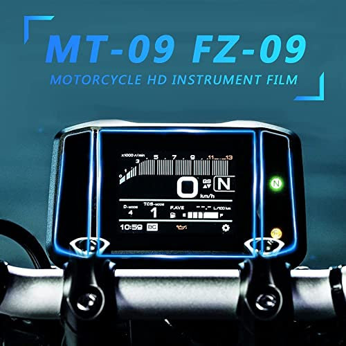 Per MT-09 FZ-09 2021-2022/MT-09 2021-(SP)/XSR900 2022 Cruscotto Cruscotto Pellicola Protettiva Antigraffio Pellicola Protettiva (2 Set)