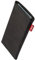 fitBAG Beat Schwarz Handytasche für Apple iPhone 15 Tasche aus Echtleder Nappa mit Microfaserinnenfutter | Hülle mit Reinigungsfunktion | Made in Germany