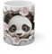 Jm-Déco Mug Animaux 3D- Idée cadeau - Mug et tasse original pour Enfant ou Adulte - Marrant Fun (Panda 2)