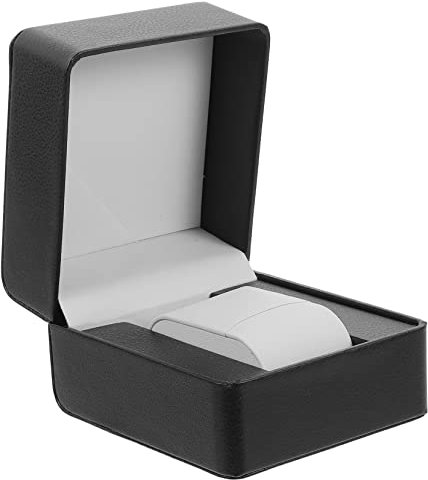 VINTORKY Aufbewahrungsbox Für Uhren Uhren-Geschenketui Einzeluhrenhalter Wasserabweisende Uhrenvitrine Uhrenvitrine Herrenuhr Einzeluhren-Organizer Verpackungsbox Muschelschale