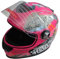 Kinder Integralhelm Mejia – Motorradhelm für Kinder, ABS-Schale, robuster Kinderhelm für Downhill, Quad und Motocross Pink (L)