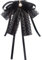 JJiaoLinin Nœud Papillon en Dentelle Noire pour Femme et Fille, Broche Noeud de Chemise pour Femme Broche Nœud Papillon Perle Broche Noeud Chemise pour Filles et Femmes Pré-nouées
