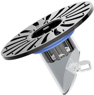 Badezimmer-Bodenablauf, Duschablauf, geruchshemmend, Geruchshemmendes Ablassventil, Einfach zu installierender, geruchshemmender, verstopfungshemmender Wasserabfluss aus Edelstahl für