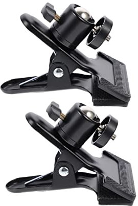 Artibetter 2pcs Camera Clamp Mount for Backdrops Clip Holder for Photography Design for Backgrounds and Lights Professional Mount for Digital Cameras and Monitors