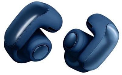 Bose Ultra Open Earbuds, Auriculares inalámbricos de botón de Alta Gama y fidelidad, Auriculares Bluetooth intraurales para Running, Diseño de Moda Abierto, hasta 48h de autonomía, Azul Lunar