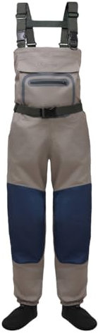 Raprance Atmungsaktive Wathose zum Angeln, Strumpf, Brustwatte, Blau, XL