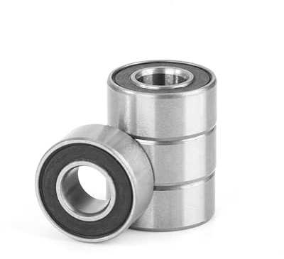 4 Stück 684-2RS Kugellager Miniatur Rillenkugellager, 4x9x4mm Skateboard Radlager mit Gummi Doppelt Abgedichtet, Chromstahl und Vorgeschmiert, für DIY, Inlineskates, Rollschuhe, Tretroller