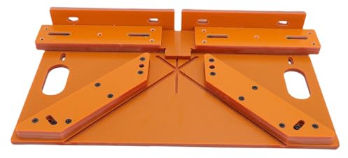 Eminchu 45 90 Degree Angle Cutting Guides, 8mm Synthetic Cardboard Miter Saw Guides, Heavy Duty Cutting for Door and Window Frame Cladding, Ideal for Wood, Metal & Accurate