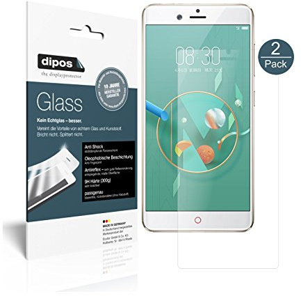 dipos 2x Displayschutzfolie 9H matt für ZTE Nubia Z17 miniS