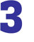 8 Tall Single Number 3 Iron On Heat Transfer for Football Soccer Baseball Jersey Sports T-Shirt Blue
