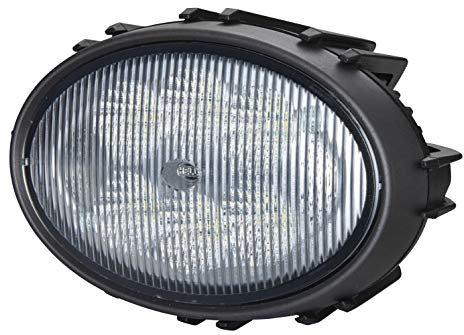 HELLA 1GA 996 761-171 LED-Arbeitsscheinwerfer - Oval 100 Compact - 24/12V - 1850lm - geschraubt/Anbau - für waagerechte Befestigung - Nahfeldausleuchtung - Stecker: DEUTSCH Stecker