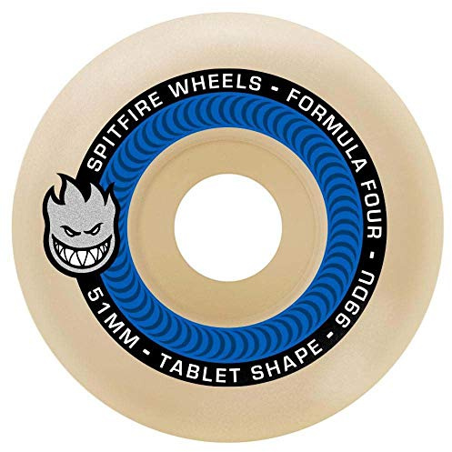 Spitfire Formula Four Tablet-Skateboard-Räder, 99DU, Naturfarben, 53 mm