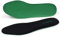 Knixmax Einlegesohlen für Arbeit - PU Foam Schuheinlagen Weich Komfort Einlagen Dämpfung Ideal für Arbeitsschuhe, Wanderschuhe, Sneaker - Schwarz-Grün Gr.42