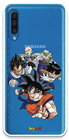 Schutzhülle für Samsung Galaxy A50, offizielles Dragon Ball Krieger Z zum Schutz Ihres Handys, flexibles Silikon, offizielles Lizenzprodukt von Dragon Ball