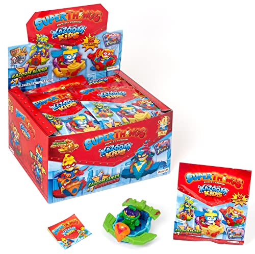 Superzings Box PST8D850IN01 SuperThings - Caja de 50 unds de One Pack de la Serie Kazoom Kids, Mehrfarbig