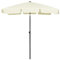 vidaXL Strandschirm Kippbar Sonnenschirm Balkonschirm Gartenschirm Ampelschirm Marktschirm Schirm Terrassenschirm Balkon Sandgelb 180x120cm