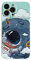 Yonds Queen für iPhone 11 Niedliches Hülle, Cool Cartoon Astronaut Space Mond Planet Design Stilvoll Stoßstange Weiches TPU rutschfeste Stoßfeste Schutzhülle(iPhone 11, Grün Mond)