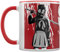 Pyramid International Taza Zombie Makeout Club (Demon Skull Design) Taza de cerámica blanca y roja de 11 oz - Oferta Oficial