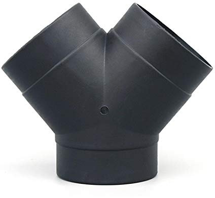 Pomurom Standheizung Zubehör 60mm / 75mm Typ Y Typ T Luftauslass Dreiwege-Heizungszubehör Auto Lufterhitzer Zubehör Standluftheizungsrohr, Zubehör für Luftkanalheizungen