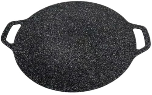 Homoyoyo Grillplatte Backform bbq Bratplatte Grillzubehör für Außenbereich Bratpfanne pfannenwender Grillpfanne aus medizinischem Stein Steakplatte für den Haushalt Antihaft Tablett Kochen