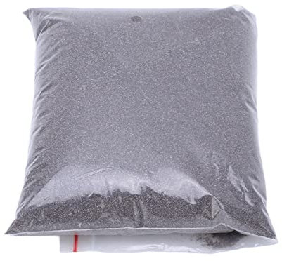 Sable D'oxyde D'aluminium Brun, Poudre D'oxyde D'aluminium Sable Fin 1 Kg Poudre de Souffle Incisive Réutilisable pour Polir le Meulage (220, Support de Culbutage Abrasif (180 grains)