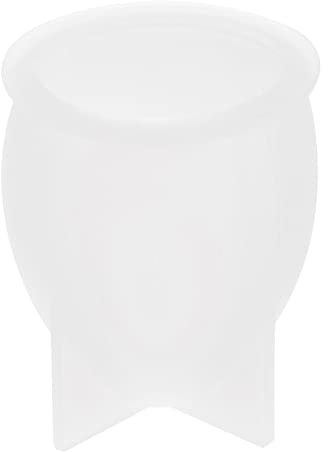 sourcing map Silikon Epoxidharz Formen, 64mm x 50mm x 75mm, Eiförmig, Silikon Gießform, Resin formen, für DIY Kunst Machen Dekoration