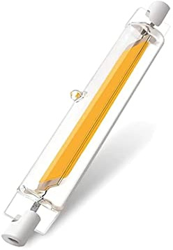 SAZDFY R7S 78 mm LED-Leuchtmittel dimmbar, Glühbirne linear 10 W R7S 78 mm, Kaltweiß 6000 K, R7S LED 78 mm 10 W, entspricht 100 W Halogenlampe, 1000 lm, 360 Grad für Flutlicht, Wandleuchte, 1 Packung