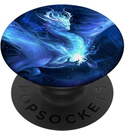 PopSockets Handy-Griff, erweiterbarer Ständer, Mythologie, Drache PopSockets mit austauschbarem PopGrip
