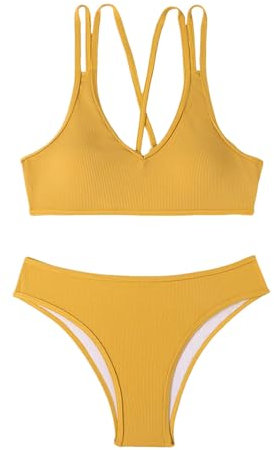 WILLBEST Sonnenbrille Damen Badeanzug Damen Badeanzug durchsichtig Sonnenschutz Kleidung Unterhosen 10er Pack Bikini kleine brüste schlüpfer Zweiteiler mütze grün bade