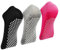 ARERWA Yoga Socken Stoppersocken Damen, 3 Paar Pilates Socken Rutschfeste für Pilates, Yoga, Trampolin, Barre, Ballett 41-43
