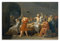 YOOSONG Poster mit französischer Geschichte, Maler, Jacques-Louis, David, Tod von Sokrates, Kunstposter, Leinwand, Gemälde, Dekor, Wanddruck, Foto, Zuhause, moderne dekorative Poster, 50 x 75 cm
